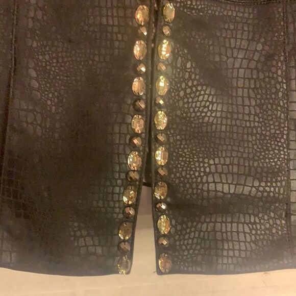 Ruby Rd. Black Jacket Blazer Jewels Jeweled Size 10 - Picture 6 of 6